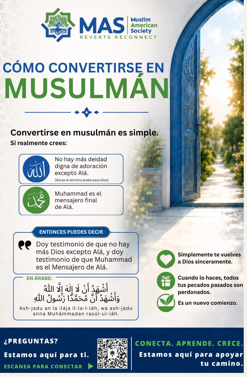 Volante: Cómo convertirse en musulmán